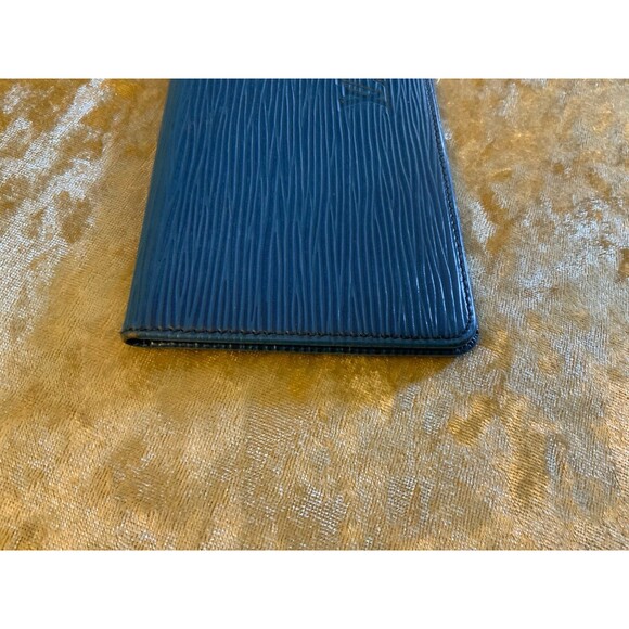 Louis Vuitton Epi Blue Porto Carte vertical card case with box - Picture 7 of 9